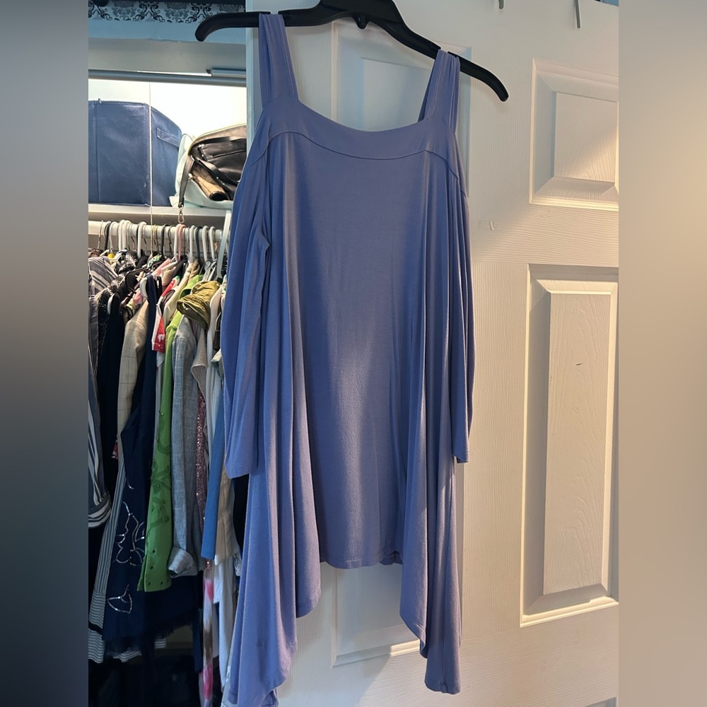 Elegant Lavender cold -Shoulder too
